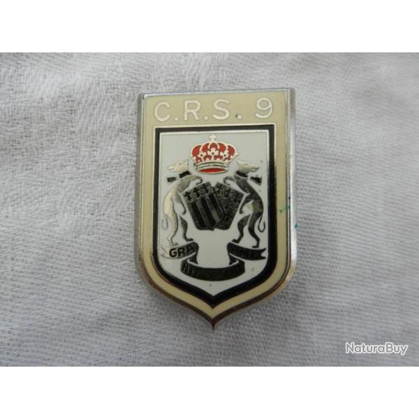 insigne CRS n�9 Police Nationale