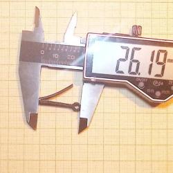 Ressort de d&eacute;tente &agrave; Percussion -Silex nouveau  n&deg;156 L..26.19