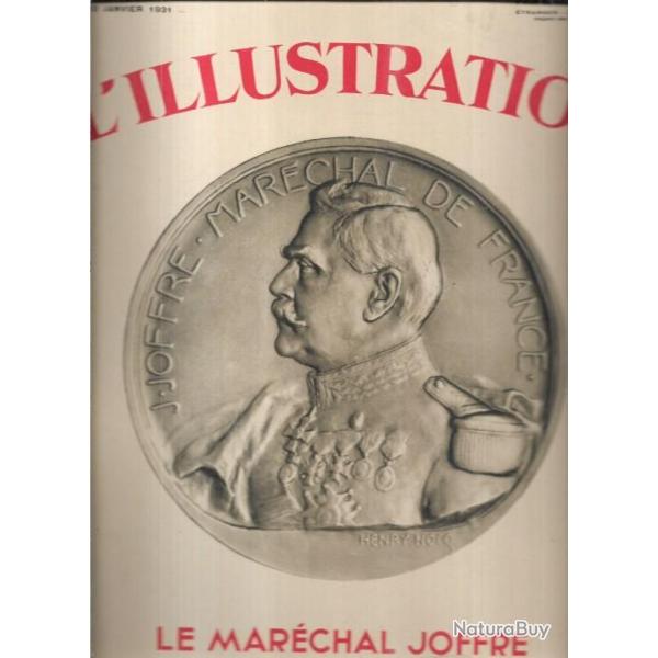 l'illustration le mar�chal joffre 1852-1931 , n 4584 du 10 janvier 1931