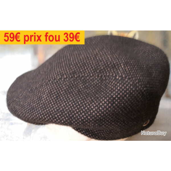 casquette MARONE MADE IN ITALY  BOMBE� NOIRE  59    B202D-59