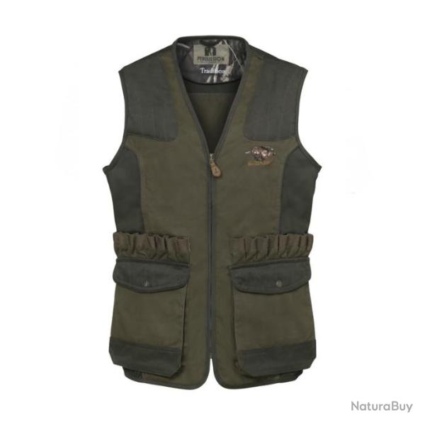 Gilet Percussion Tradition broderie Sanglier - TAILLE M