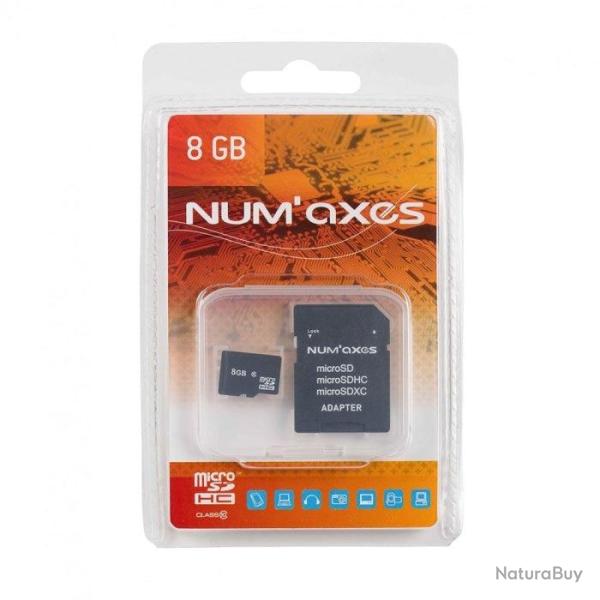 Carte M�moire Num'Axes Micro SD - 8 go