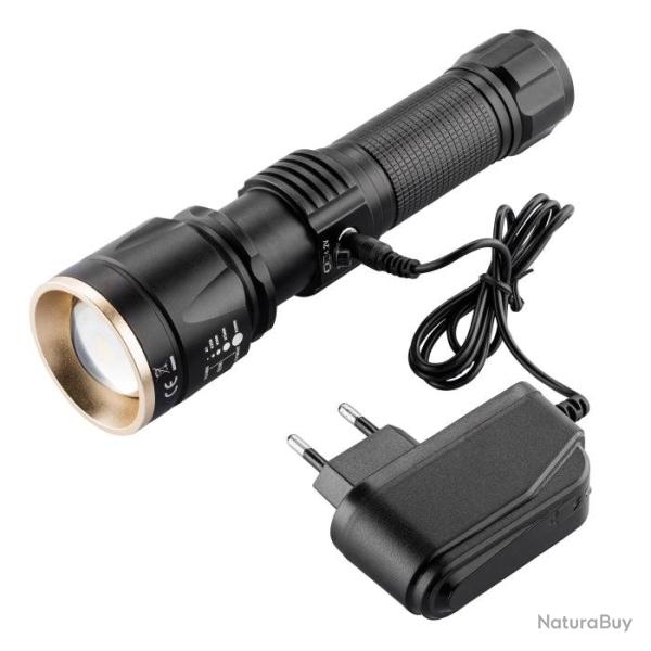 Lampe Tactique rechargeable Num'Axes Led 1000 lumens Default Title