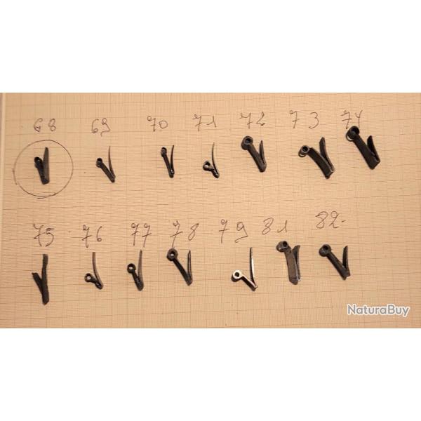 Ressort de d�tente � Percussion -Silex pour platine n�80 s�rie  B