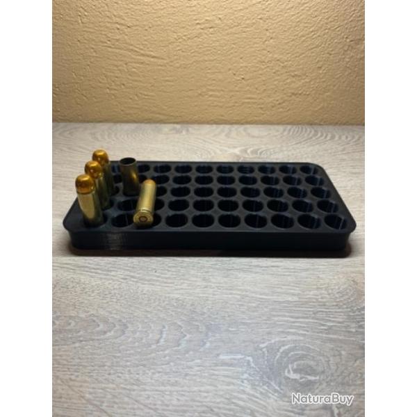 Plateau de rechargement noir optimis� pour gros calibre 50 AE, 500 Smith & Wesson magnum etc....