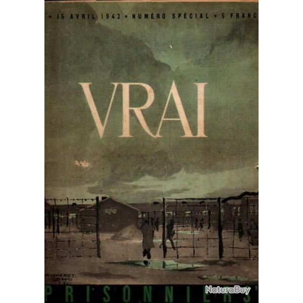 vrai revue des prisonniers lib�r�s 15 avril 1942 , vichy, stalags,