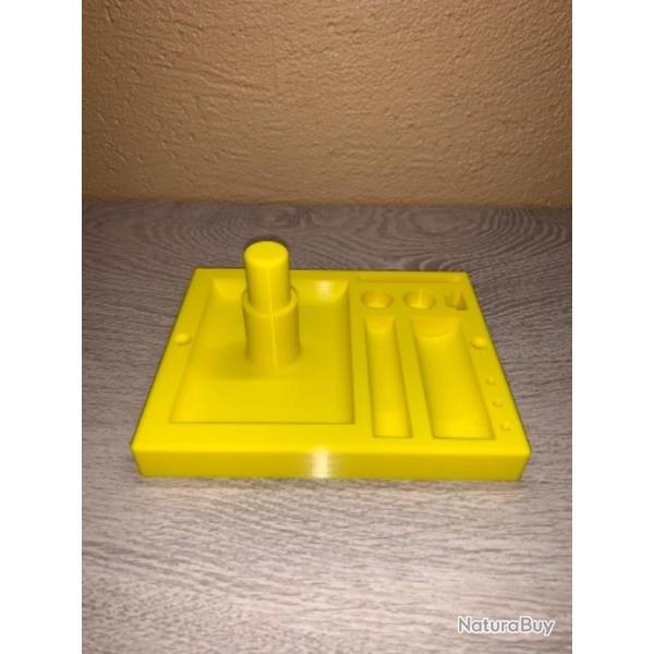 Support jaune pour conversion et plateau porte outils dillon XL 650 et XL 750