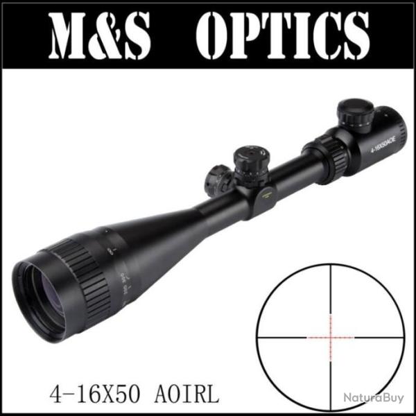 MARCOOL EST 4-16X50 AOIRL point rouge clair pistolets  Air optiques LIVRAISON GRATUITE