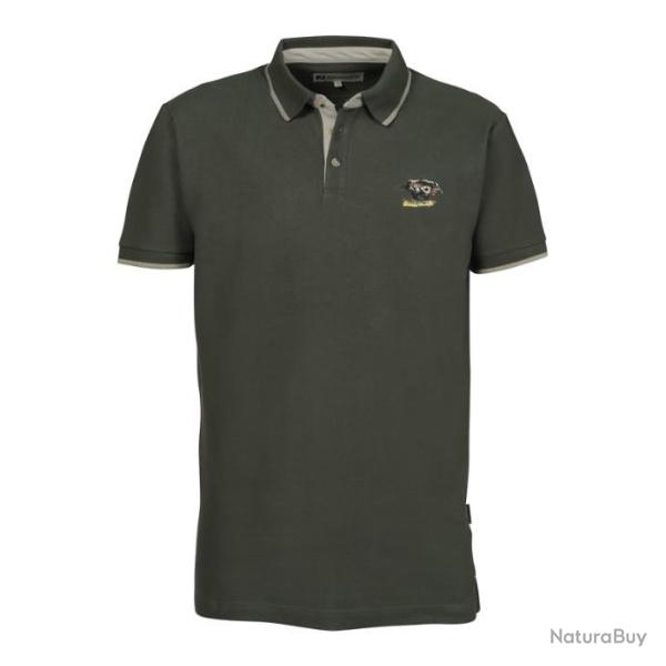 POLO PERCUSSION BRODE SANGLIER - TAILLE 2XL