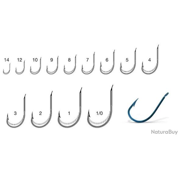 HAMECONS NON MONTES NATIONAL TRUITE 9335BL Boite de 10 Taille 4