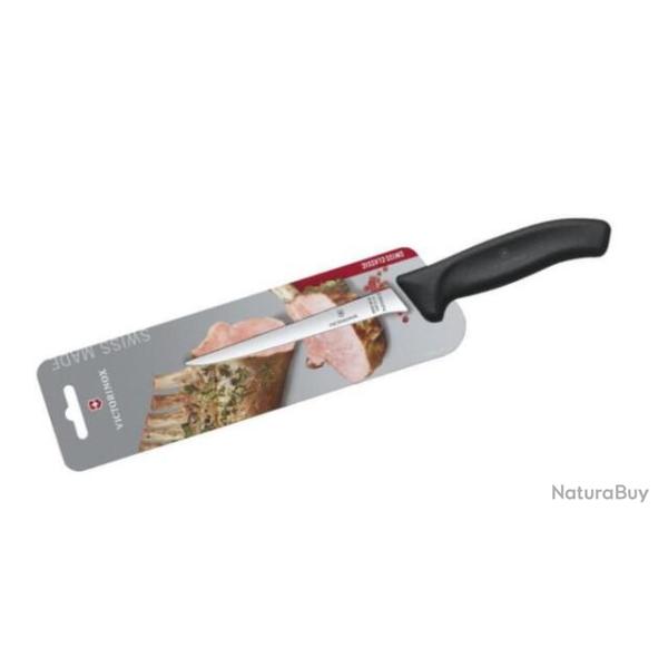 Dsosseur lame flexible 15 cm Victorinox Swiss Classic noir/carte