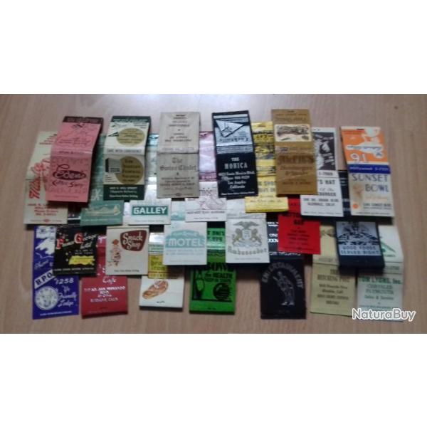 Lot Pochettes allumettes USA (1)