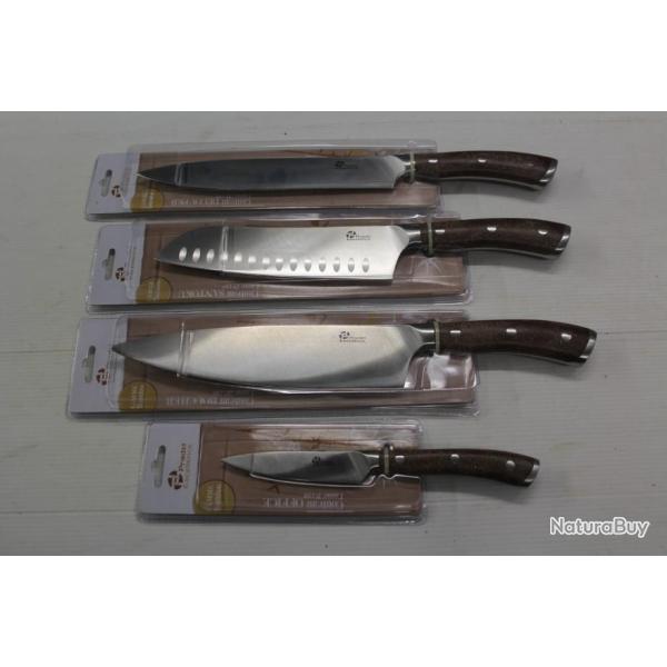 KIT DE COUTEAUX DE CUISINE GAMME BAMBOU