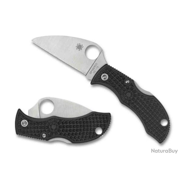 Couteau Spyderco Manbug Wharncliffe Manche FRN Lame Acier VG10 Lockback Japan SCMBKWP