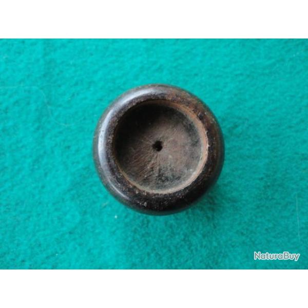 Support de douille cal. 12 en bois d'accajou.