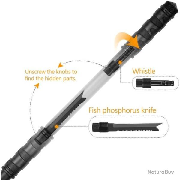 Pelle Pliante 14 Fonctions 3 Poign�es - Sifflet de Survie-Couteau � Poisson-SOLIDE PRATIQUE TOP