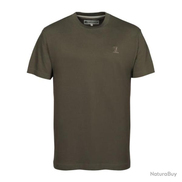 TEE SHIRT PERCUSSION BRODE PERCUSSION KAKI  - TAILLE S