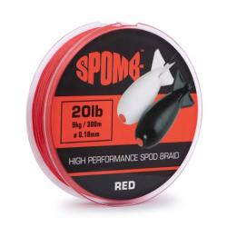 Tresse Fox Spomb Braid 300m 9kg 20lbs Rouge