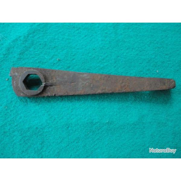 Cl� de fermeture pour fusil � chiens.