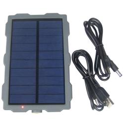 Alimentation solaire  &agrave; batterie Li-Ion 1500 mAh pour pi&egrave;ge photo