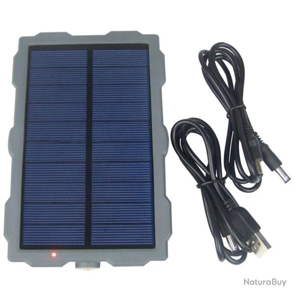 Alimentation solaire  � batterie Li-Ion 1500 mAh pour pi�ge photo