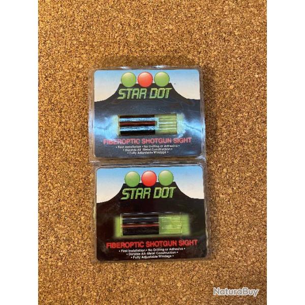 lot de 2 FIBREs OPTIC SHOTGUN STAR DOT EN 11mm -50%