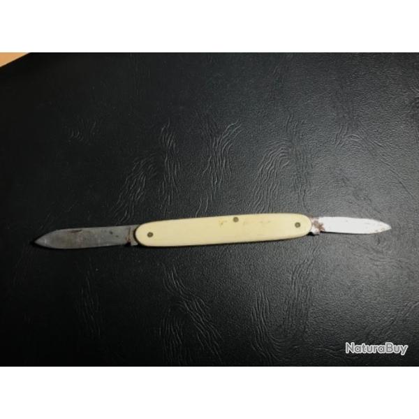 Couteau pliant 2 lames