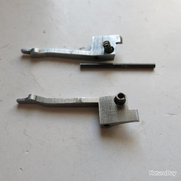 VENDU PAR CUIRASSIER11 PAIRE DE GACHETTES +RESSORTS+GOUPILLE  FUSIL JUXTAPOSE BAIKAL  CAL12