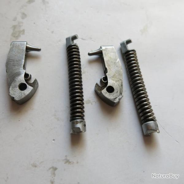 VENDU PAR CUIRASSIER11 PAIRE DE CHIENS+ GUIDES COMPLETS   FUSIL JUXTAPOSE BAIKAL  CAL12