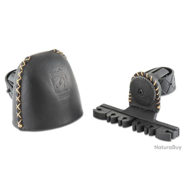 CARQUOIS BUCK TRAIL ARC TRADITIONNEL - 6 Fl�ches - Cuir Noir