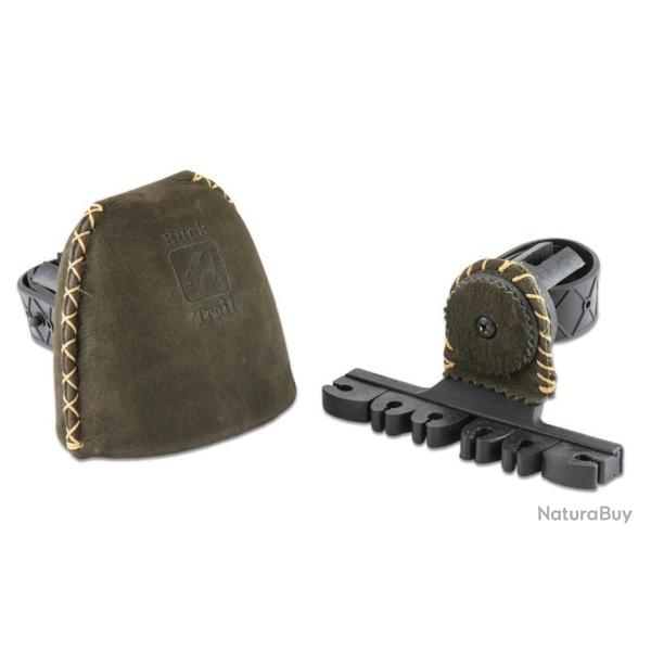 CARQUOIS DELUXE BUCKTRAIL ARC TRADITIONNEL - 6 Flches - Cuir Olive - n5