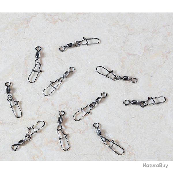 Emerillon Rolling Swivel With Fastlock Snap par 10 8