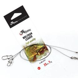 Bas de ligne acier Wolfram Leader 25cm par 2 5