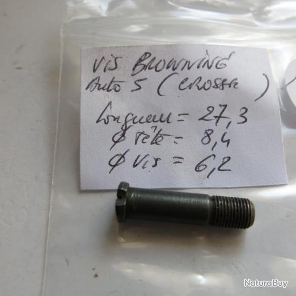 VENDU PAR CUIRASSIER11 N� 20 VIS D'ARMURERIE SPECIALE POUR S/A BROWNING AUTO5 CALIBRE 12 ET 16