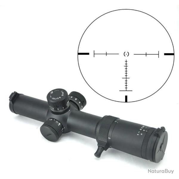 Visionking 1-8x26, premire vue de chasse avec prcision, plan de focal  mil-dot LIVRAISON GRATUITE