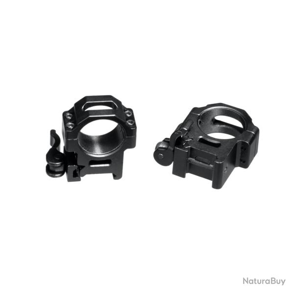 Colliers Max Strength (Mod�le: High Profile avec levier QD, � 30 mm, hauteur du pied 22 mm)