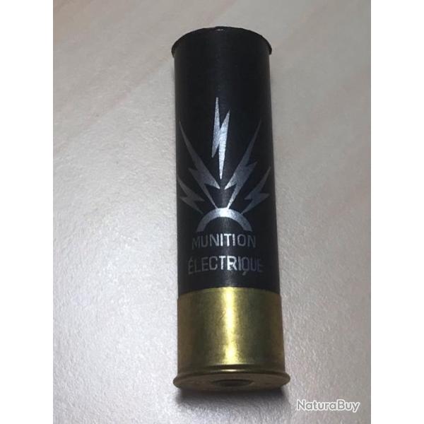 Cal. 12 pour fusil lectrique - douille carton noir - MGM