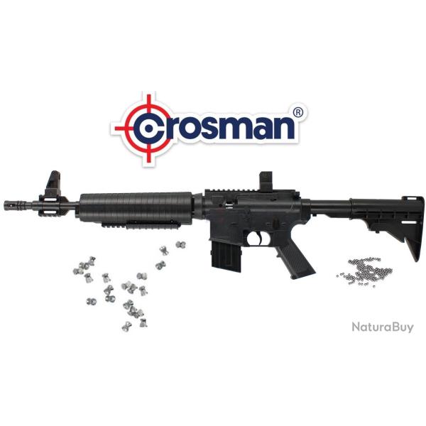 Fusil Mitrailleur  M4-177  Cal. 4.5 Bille  Acier et Plomb Diabolo