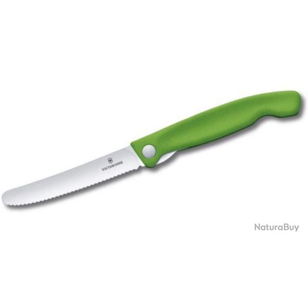 6.7836 Couteau d'office Victorinox Swiss Classic pliant sur carte