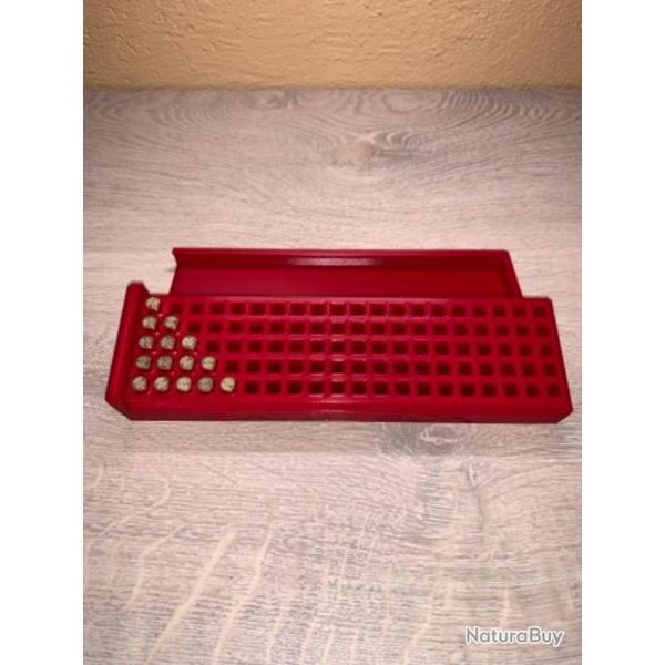 Boite rouge pour 100 munitions 22 Lr ( long rifle )