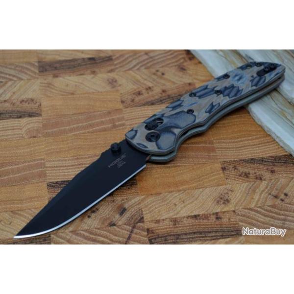 Couteau Hogue Deka ABLE Lock Camo Lame Acier CPM-20CV Manche G10 Clip Made USA HO24277