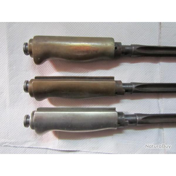LAME DE BAIONNETTE DE FUSIL LEBEL AVEC POIGNEES LAITON ET MAILLECHORT - C7