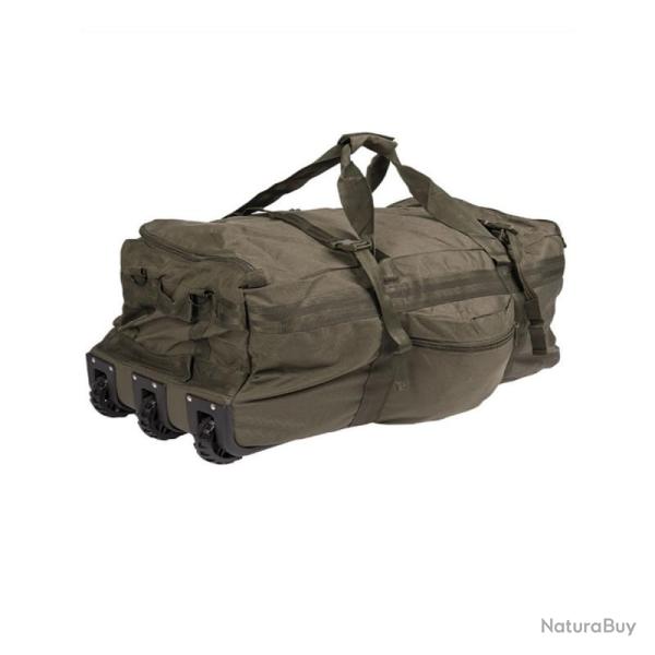 SAC COMMANDO  ROULETTES 118L vert