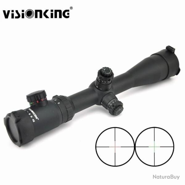 Visonking 3-9x42 Mil-Dot rticule optique grand Angle avec queue d'aronde 11mm LIVRAISON GRATUITE