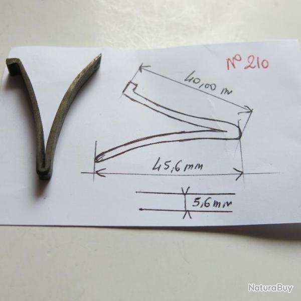VENDU PAR CUIRASSIER11 N 210 RESSORT DE PERCUSSION FUSIL HAMMERLESS