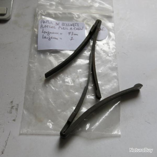 VENDU PAR CUIRASSIER11 PAIRE DE RESSORTS DE PLATINE FUSIL CHASSEE