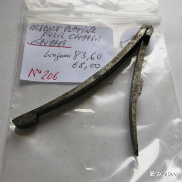 VENDU PAR CUIRASSIER11 N 206 RESSORT GAUCHE  DE PLATINE FUSIL CHASSEE