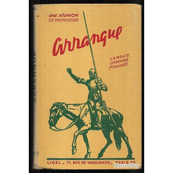 arrangue langue espagnole 1�re ann�e , par une r�union de professeur scolaire vintage ou ancien