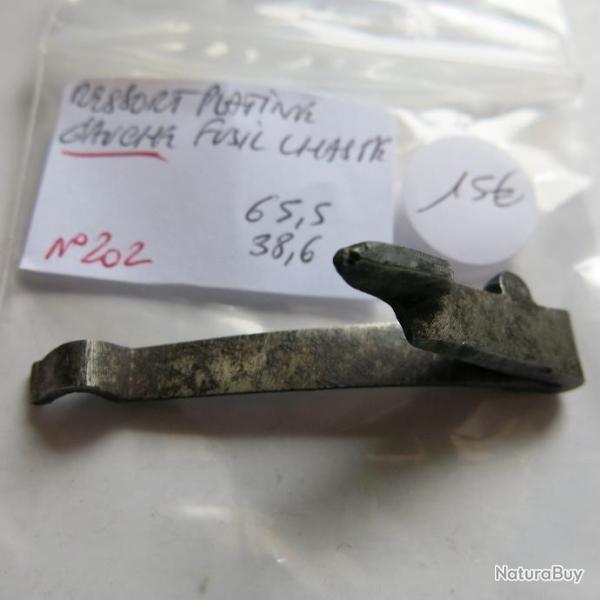 VENDU PAR CUIRASSIER11 N202 RESSORT GAUCHE DE PLATINE FUSIL CHASSE ANCIEN