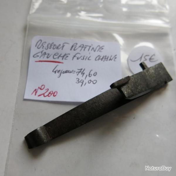 VENDU PAR CUIRASSIER11 N200 RESSORT GAUCHE DE PLATINE FUSIL CHASSE ANCIEN